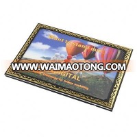 Embossed Letter 4.3 Inch LCD Digital Wedding Invitation Video Brochure Folder With 2G Memory