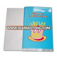 Musical show invitation card with printing