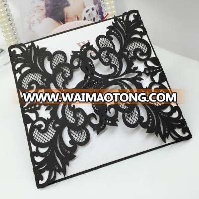 India Eco Friendly Cheap Chinese Wedding Laser Cut Invitation Card Wedding Invitation Card